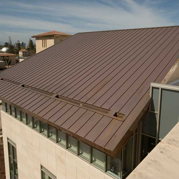 Copper roof